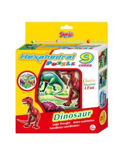 Slagalica od 9 kocki Dinosauri