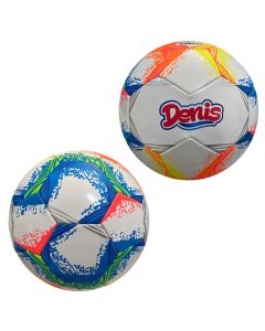 Nogometna lopta vel. 5, narančasto-plavo-zelena