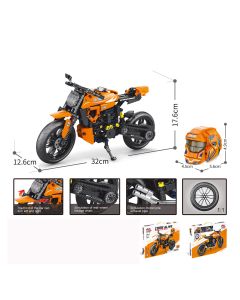 Set za gradnju 'Narančasti motor', 578 kom