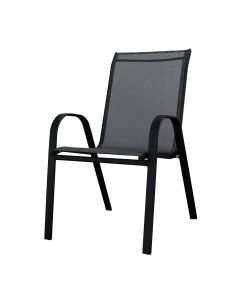 Vrtna stolica, metalna, 54x68x90 cm, crna