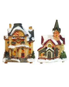 LED-Božićni ukras Seoska kućica