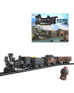 Željeznički set, 95 cm, na daljinski, parna lokomotiva
