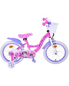 Bicikl Minnie, 16", roza, bijeli, ljubičasti